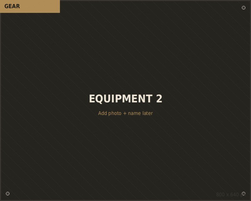 Equipment placeholder 2